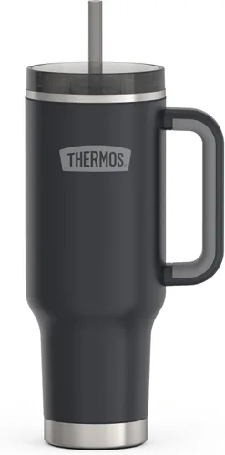 Vista 16 de THERMOS Taza Portavasos de Acero Inoxidable - 40 Onzas, Verde Alpino - Vaso Térmico con Tapa y Popote, Además de Cierre Deslizante Resistente a Fugas