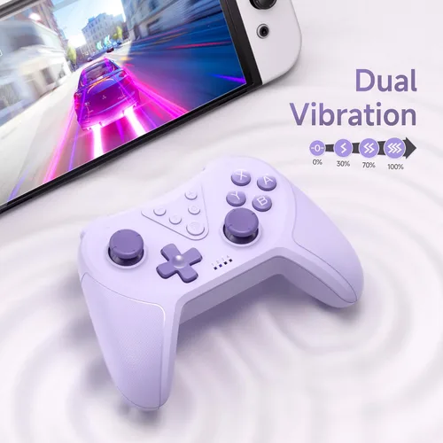 Vista 5 de EasySMX T37 Switch Controller, Wireless Switch Pro Controller for SwitchSwitch LiteSwitch OLED, Wireless Remote Gamepad with Joystick, Adjustable
