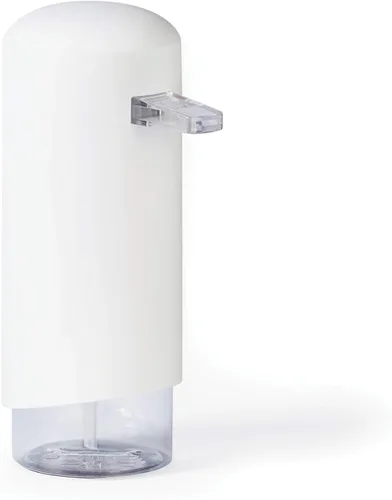 Vista 2 de Better Living Products 70250, dispensador de jabón de espuma blanca mate, sin tamaño Dispensador de jabón para encimera, recargable, cocina, baño