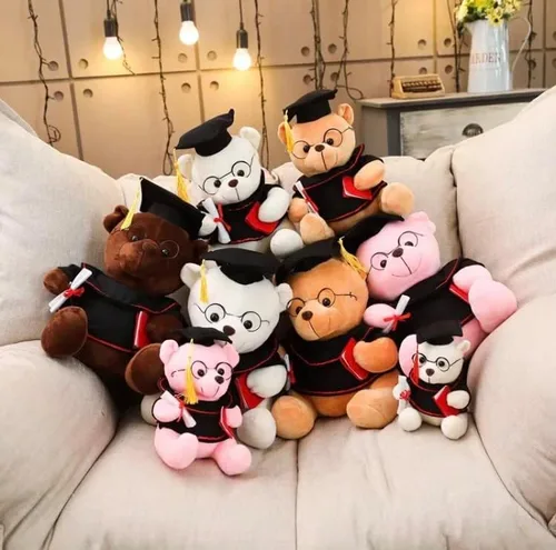 Vista 8 de Graduación Teddy Bear Peluche Animal de peluche (blanco)