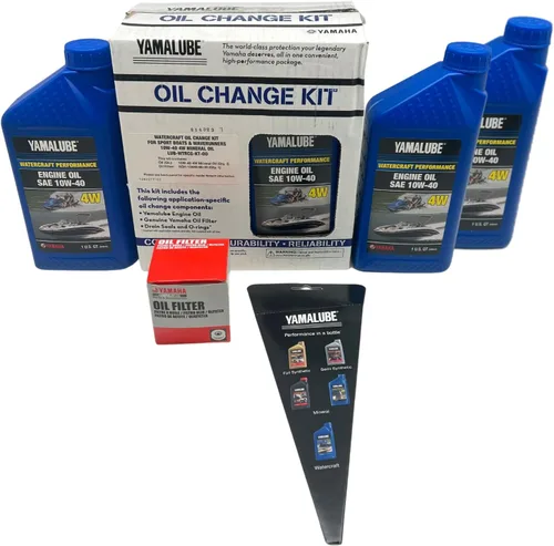 Vista 3 de Kit de cambio de aceite para embarcaciones Yamaha Yamalube, #LUB-WTRCG-KT-00