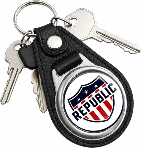 Vista 133 de Brotherhood Round Key Chain for Vintage Motor Oil, Petroleum, and