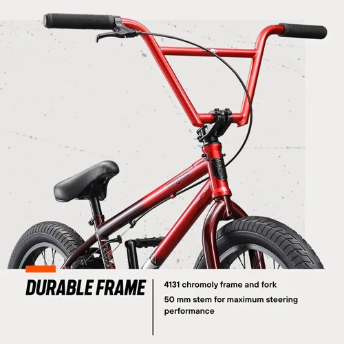 Vista 5 de Mongoose Legion Freestyle - Bicicleta BMX para ciclistas de nivel avanzado o profesional, para hombres y mujeres adultos, marco de Chromoly 4130