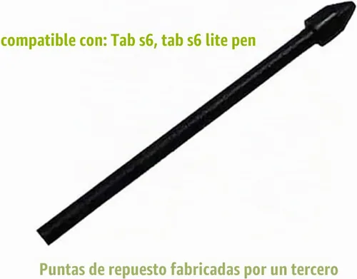 Vista 4 de Tab S6 S - Puntas de repuesto para Samsung Galaxy Tab S6, Tab s6 lite (negro/gris)
