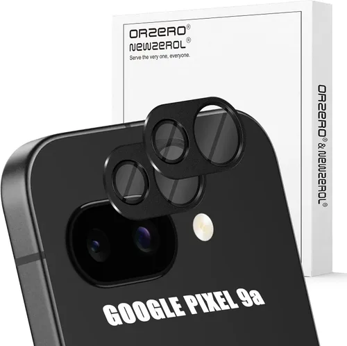 Vista 43 de Orzero Paquete de 2 protectores de lente de cámara compatibles con Google Pixel 9 Pro XL, protector de cámara de metal y vidrio de alta calidad