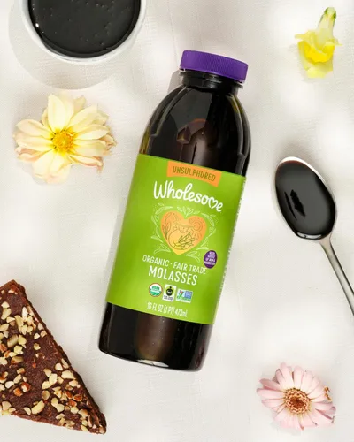 Vista 4 de Wholesome Melaza orgánica Blackstrap, 16 oz, paquete de 1