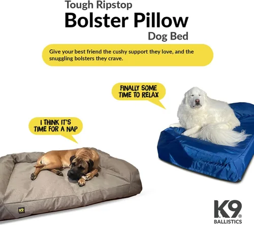 Vista 2 de K9 Ballistics Tough Bolster Cama Sofá Almohada Anidable para Perros para Razas Toy y Extra Pequeñas - Duradera, Resistente al Agua con Funda