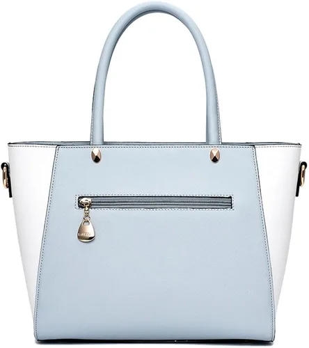 Vista 5 de Mn Sue Lovely Cartoon 2d gato bolso de piel grande bolso de hombro asa superior bolso bandolera para niñas Lady