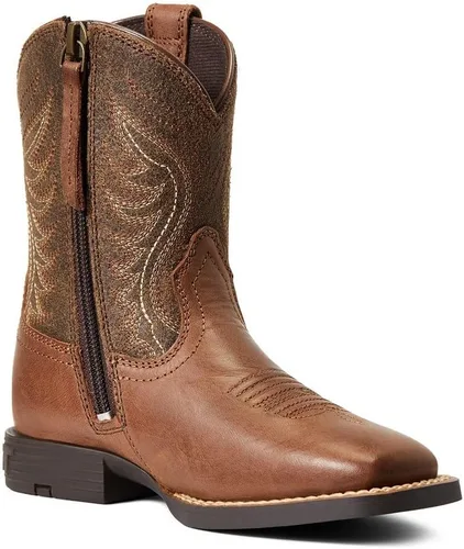Vista 3 de ARIAT Botas unisex Amos Western para niños
