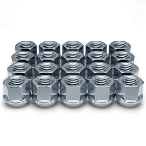 Vista 12 de White Knight 1/2"-20 Tuercas de llanta de bellota de pieza sólida (SIN tapa) para ruedas selectas del mercado de repuestos y de fábrica, fáciles