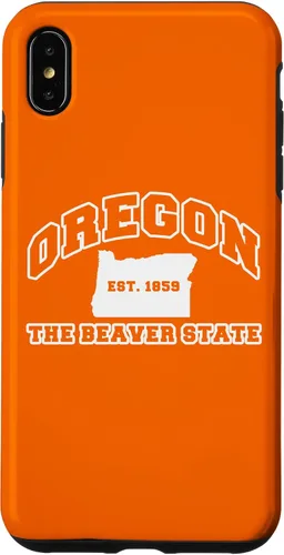 Vista 11 de iPhone 16 Oregon Souvenir Vacation Est 1859 The Beaver State Adults Case