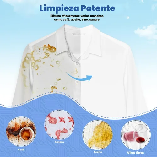 Vista 3 de Paquete Mega de 1000 Cargas de Hojas de Detergente para Ropa, Hojas de Lavandería Ecológicas, Limpieza Potente, Adecuadas para Hogares, Dormitorios