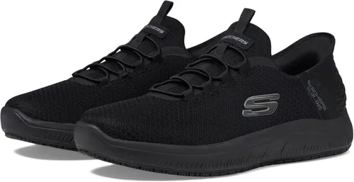 Vista 2 de Skechers Summits Colsin Sr - Zapatos de trabajo sin cordones para hombre