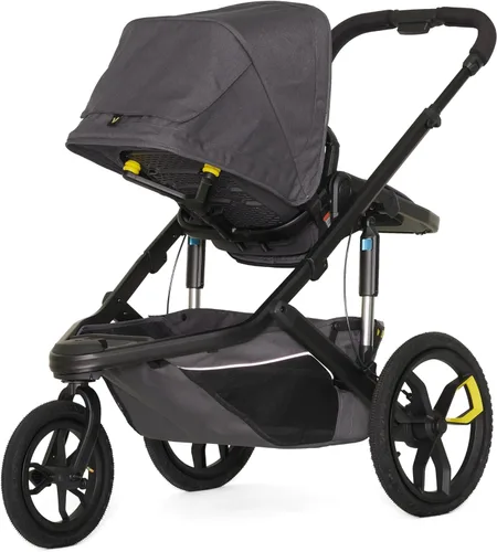 Vista 2 de Veer Switch&Jog - Cochecito de correr con empuñaduras de neopreno Cochecito de 3 ruedas todo terreno con asiento Switchback Absorción de golpes
