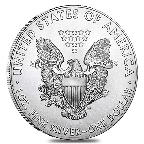 Vista 2 de 2016 - Águila de Plata Americana .999 Plata Fina con Nuestro Certificado de Autenticidad Dólar No Circulado Us Mint