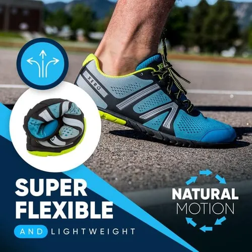 Vista 4 de Xero Shoes HFS - Tenis de fitness para hombre, ligeros, inspirados en la sensación de ir descalzo, minimalistas Tenis Zero Drop