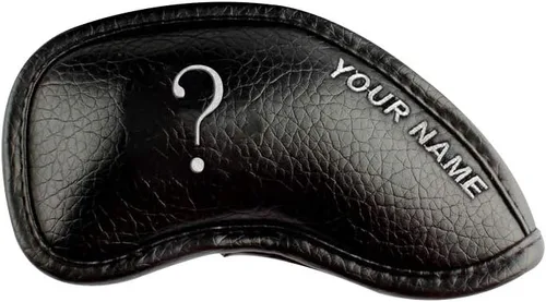 Vista 10 de CRAFTSMAN GOLF 12 piezas o 1 pieza de fundas protectoras de cuero sintético para cabezas de palos de golf, compatibles con todas las marcas