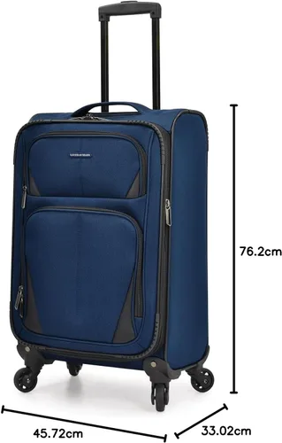Vista 63 de U.S. Traveler Aviron Bay - Equipaje extensible con ruedas giratorias, Color verde azulado.), US08125E23