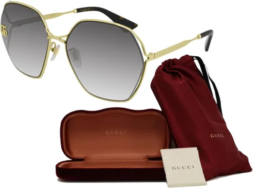 Vista 3 de Gucci GG818SA Square Sunglasses for Women BUNDLE with Designer iWear Complimentary Eyewear Kit