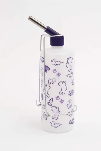 Vista 2 de Lixit Botellas de agua resistentes a la intemperie de 32 onzas con montaje resistente para conejos y hurones (conejos)