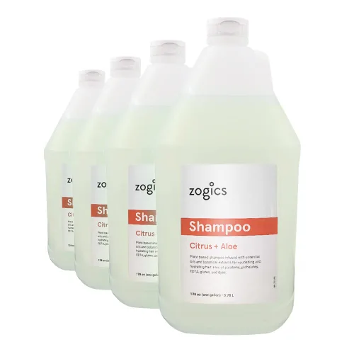 Vista 3 de Zogics Champú, cítricos + aloe perfumado champú (1 galón de repuesto)