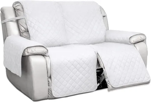 Vista 9 de PureFit Fundas de Sofá Reversibles Resistentes al Agua para Sofá Reclinable de 3 Asientos - Funda Antideslizante para Sofá Reclinable Dividido de 3