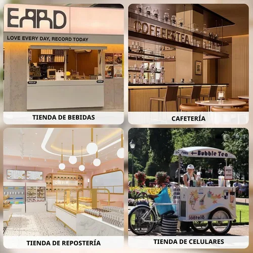 Vista 7 de 50 juegos de vasos de plástico transparente con tapas para sorber sin pajilla, vasos desechables de fondo redondo de 12 onzas para café helado