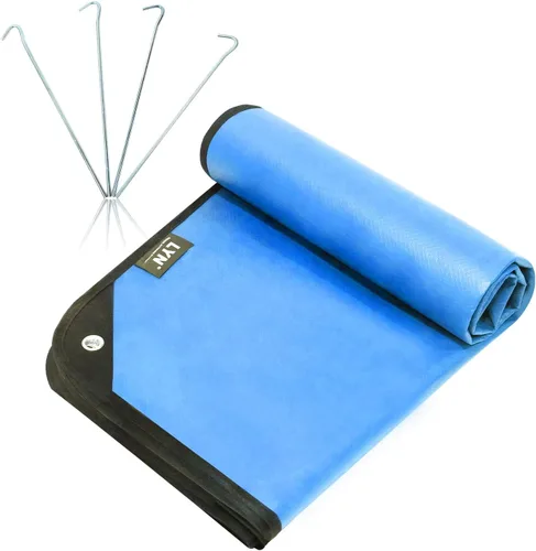 Vista 14 de LYN Manta de emergencia resistente, equipo de supervivencia, impermeable, aislada, lona de emergencia para camping, senderismo, bushcraft