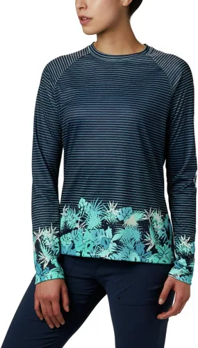 Vista 22 de Columbia womens Super Tidal Tee Long Sleeve Cypress Seamoss