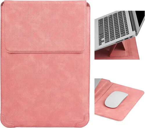 Vista 13 de HoYiXi Funda para laptop de 13.3 pulgadas con soporte, compatible con MacBook Neo 2026/MacBook Air/Pro 13 (M4/M3/M2/M1 2020-2025), Surface Pro 8