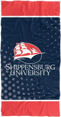 Vista 16 de LOGOVISION Manta Abilene Christian University, 30x60 Logo Dots CottonFront/PolyBackBeachTowel