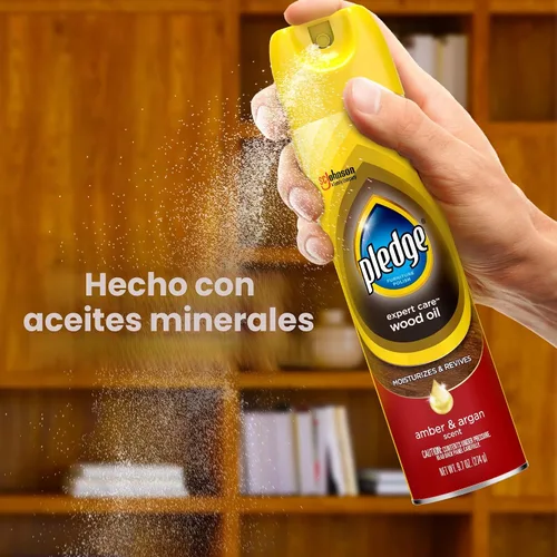 Vista 5 de Pledge Spray de aceite hidratante para muebles