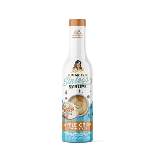 Vista 9 de Jarabe de biscotti de almendras sin azúcar, a base de stevia, sin alcoholes de azúcar ni sucralosa, sin edulcorantes artificiales, ingredientes