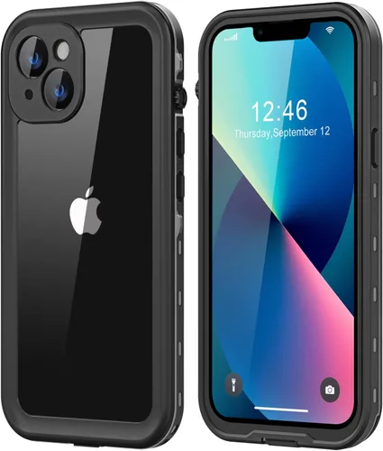 Vista 10 de Protebox Funda impermeable para iPhone 12 Mini con protector de pantalla integrado, a prueba de golpes, a prueba de polvo, protección de cuerpo