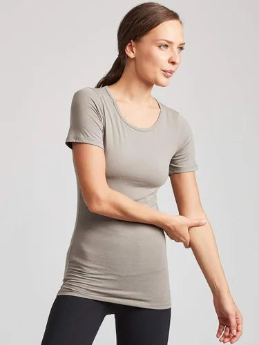 Vista 2 de Kalon Paquete de 4 capas base de camiseta con cuello redondo para mujer