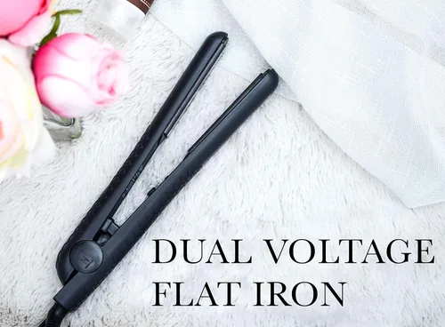 Vista 4 de Herstyler Superstyler - Plancha rizadora grande rosa, juego de varita rizadora y alisadora