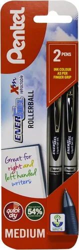 Vista 14 de Pentel Energel Bolígrafo retráctil con cañón - Rosa