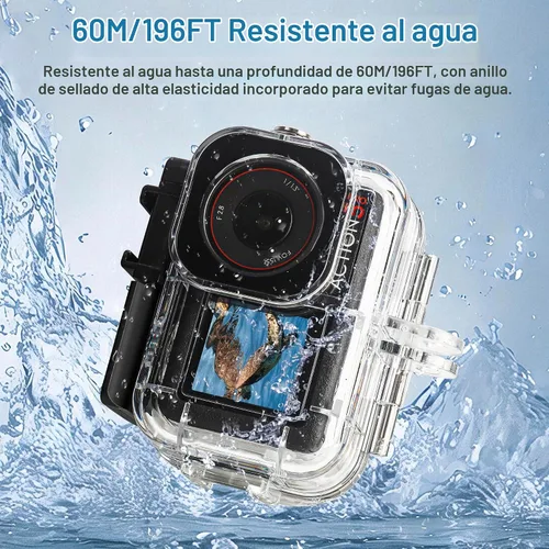 Vista 3 de Kit de filtro de buceo FitStill para DJI OSMO Action 5 Pro/4/3