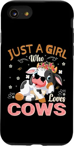 Vista 18 de Just A Girl Who Loves Cows Case for iPhone 16
