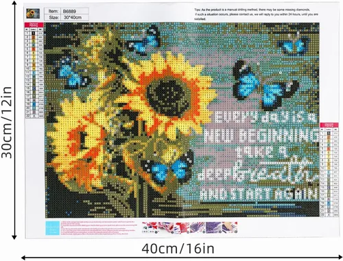 Vista 3 de DKHDBD Kits de pintura de diamantes para adultos, 12 x 16 pulgadas, pintura por números para adultos principiantes, pintura de puntos de diamante