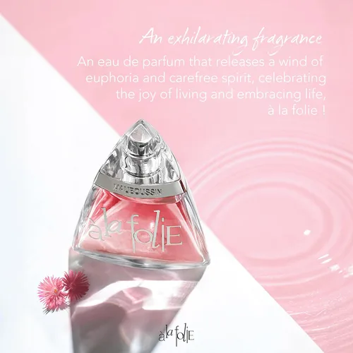 Vista 3 de Mauboussin - A La Folie 3.4 fl oz (3.3 Fl Oz) - Eau de Parfum para Mujer - Aromas florales y orientales