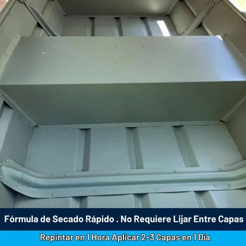 Vista 4 de TotalBoat Pintura de aluminio para lanchas, barcos bajos, botes, botes anfibios, barcos Jon y pontones (Verde Ejército, Quart)