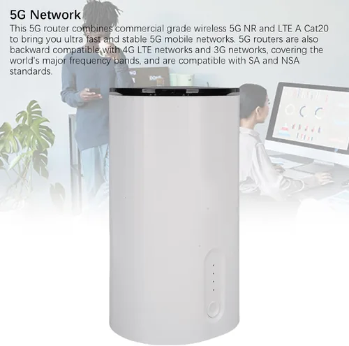 Vista 7 de GOWENIC Enrutador WiFi 6 5G con ranura SIM, velocidades de descarga de hasta 4.67 Gbps, enrutador WiFi de doble banda, puerto LAN WAN, enrutador CPE