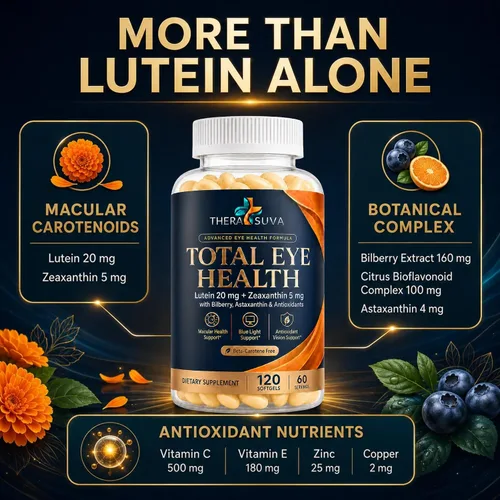 Vista 3 de Fórmula avanzada para la salud ocular con luteína 20 mg + zeaxantina 5 mg
