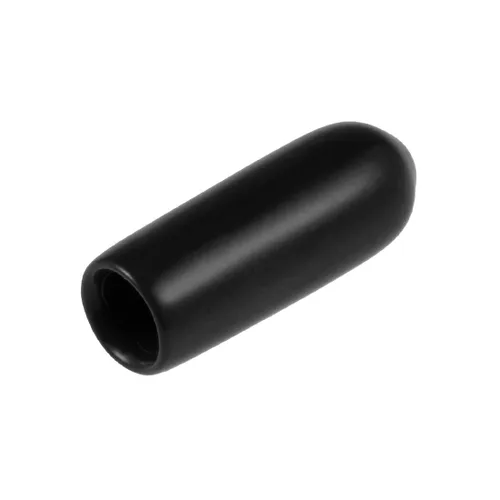 Vista 38 de uxcell 80 tapas de goma de 0.551 in de vinilo de identificación redonda tapa tapa de rosca de tornillo protectores negro