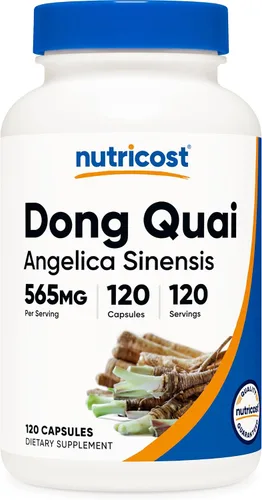 Vista 6 de Nutricost Dong Quai 565mg, 240 Cápsulas (2 Botellas)