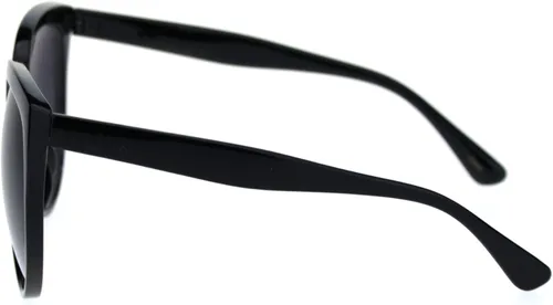 Vista 3 de Gafas de sol de cuerno retro de plástico para mujer