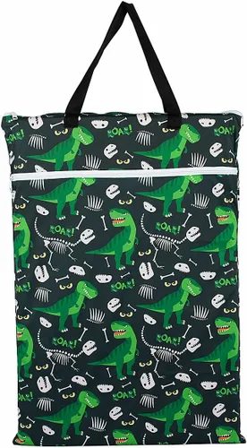 Vista 7 de Bolsa grande para pañales de tela húmeda/seca para pañales reutilizables o ropa sucia