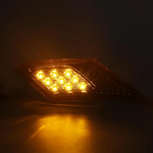 Vista 4 de Led Technology - Lámpara de marcador lateral ECE para 86/GT86/BRZ/para Scion FR-S 2013-2020(lente ámbar con luz ámbar)
