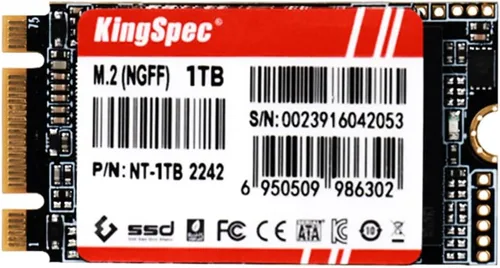 Vista 9 de KingSpec NT Series M.2 2242 SSD SATA de 128 GB - No compatible con NVMe Socket, unidad interna de estado sólido Sata 3 de 6 Gb/s, para Ultrabook